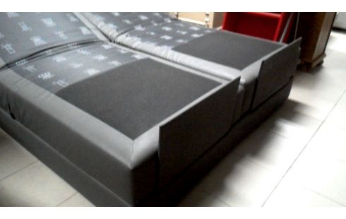 BETT 180X200 ELEKTRISCH GRAU KUNSTLEDER