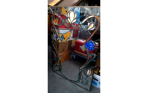 ESPEJO TIFFANY HIELO PLOMO