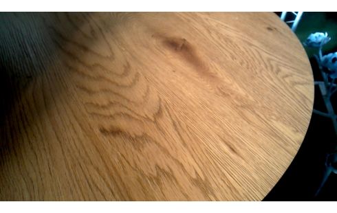 MESA DE SALÓN REDONDO NEGRO MET, , MADERA LOOK