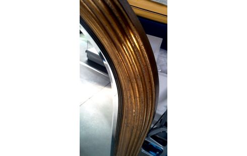 ESPEJO BISELADO, , MARCO DORADO