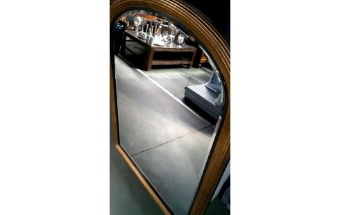 ESPEJO BISELADO, , MARCO DORADO