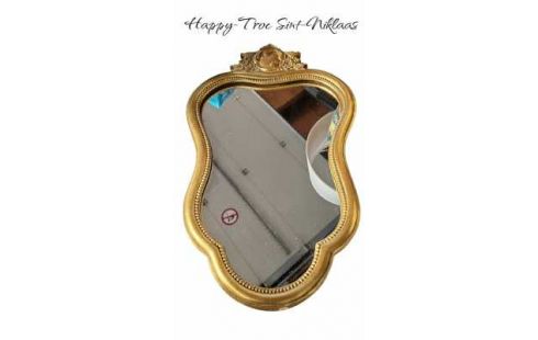 ESPEJO ESTILO LUIS XV DORADO