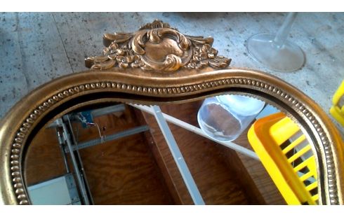 ESPEJO ESTILO LUIS XV DORADO