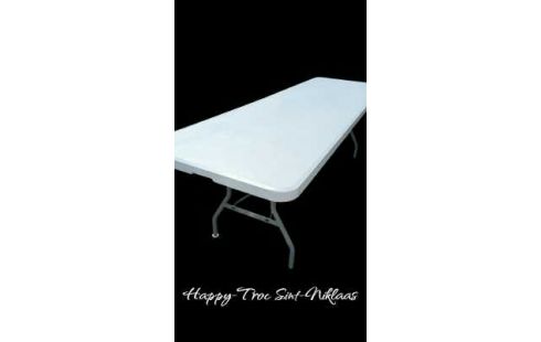 TAFEL PARTYTAFEL OPVOUWBAAR WIT