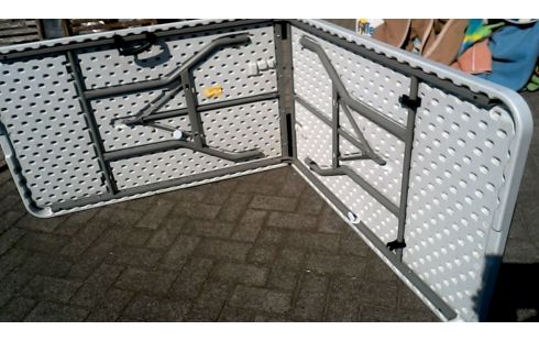 TAFEL PARTYTAFEL OPVOUWBAAR WIT