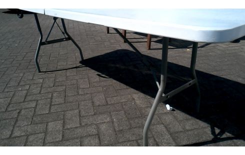 TAFEL PARTYTAFEL OPVOUWBAAR WIT