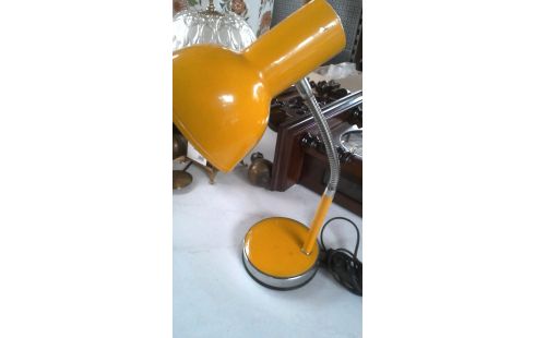 LAMPE DE BUREAU JAUNE VINTAGE