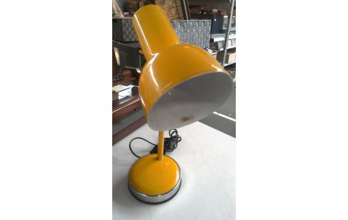 LAMPE DE BUREAU JAUNE VINTAGE
