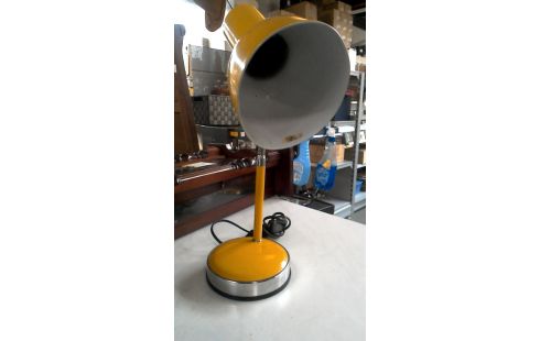 LAMPE DE BUREAU JAUNE VINTAGE