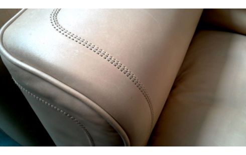 SALON BEIGE CLAIR BRUN CUIR