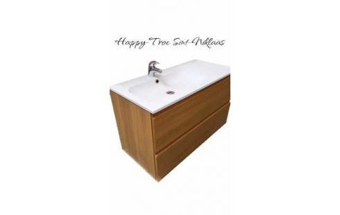 BADKAMER WASBAK WIT 2 LADEN