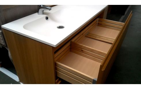 BADKAMER WASBAK WIT 2 LADEN