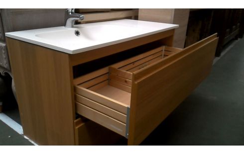 BADKAMER WASBAK WIT 2 LADEN