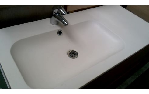 BADKAMER WASBAK WIT 2 LADEN