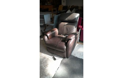 FAUTEUIL RELAX ELECTRIQUE CUIR