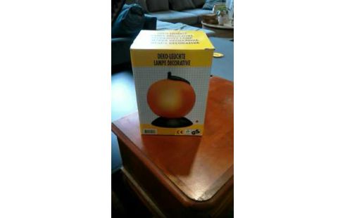 LÁMPARA ART DÉCO NARANJA