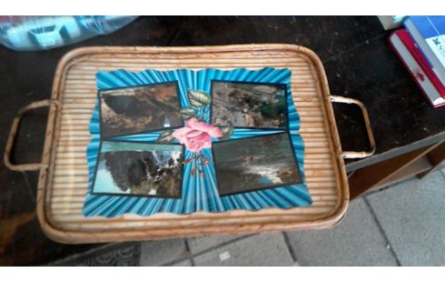 PLATEAU DE SERVICE VINTAGE VERS 1960