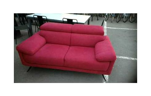CANAPE TISSU ROUGE