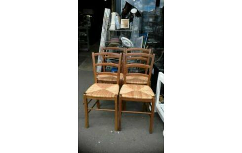 LOT DE 4 CHAISES