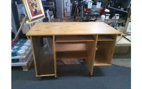 BUREAU PIN SUR ROULETTES