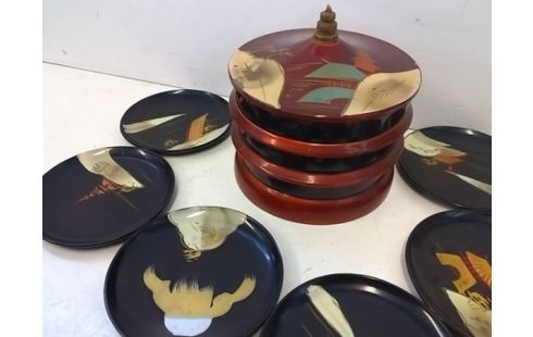 BOITE AVEC DESSOUS DE VERRE