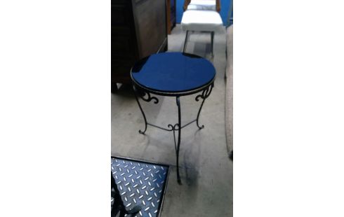 APARADOR REDONDO HIERRO FORJA HIELO