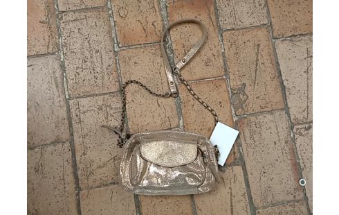 SAC BANDOULIERE dore pieces