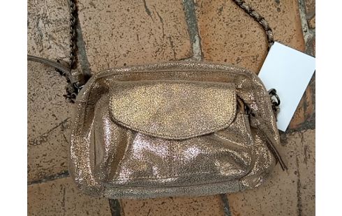 SAC BANDOULIERE dore pieces