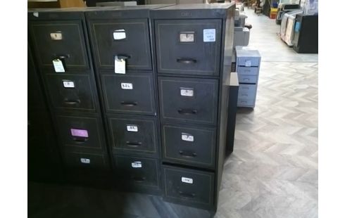 CAISSON DE BUREAU METALLIQUE 4 T VINTAGE