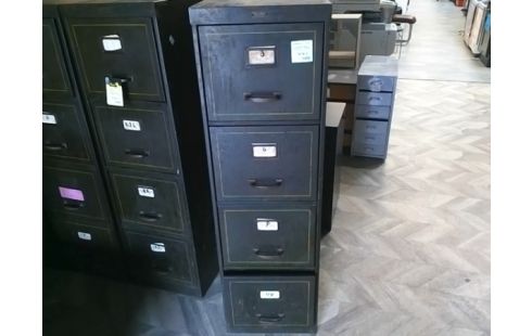 CAISSON DE BUREAU METALLIQUE 4 T VINTAGE