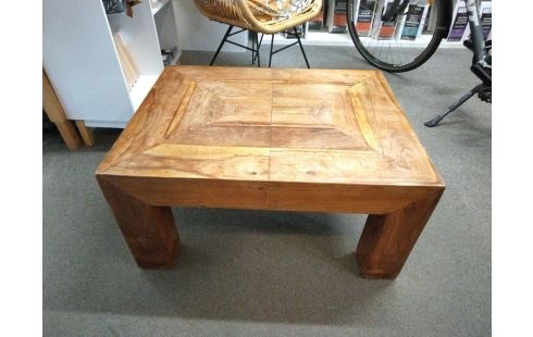 TABLE BASSE BOIS EXOTIQUE A RENOVER