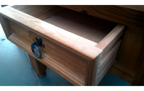 TABLE DE SALON 1 TIROIR PIN