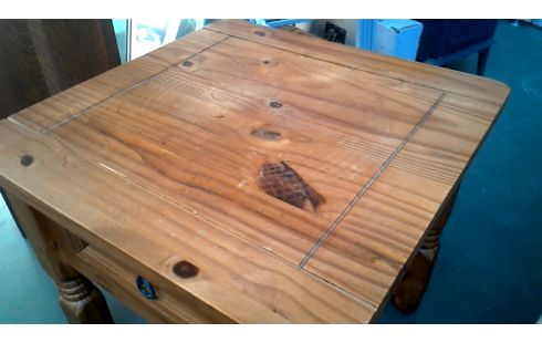 TABLE DE SALON 1 TIROIR PIN