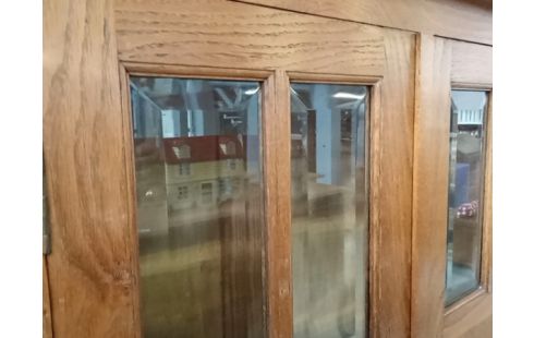 BIBLIOTHEQUE CHENE FONCÉ