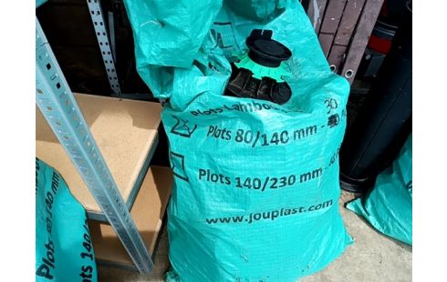 SAC DE PLOT DE TERRASSE  BOIS 80/140