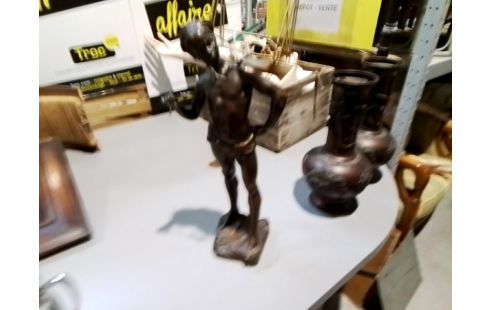 STATUE BRONZE CHARMEUR DES SERPENTS ADOLPHE LAVERGNE