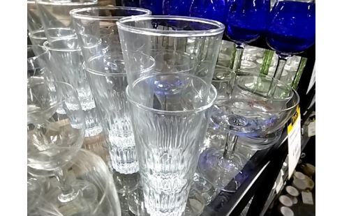 VERRES A EAU LOT DE 4