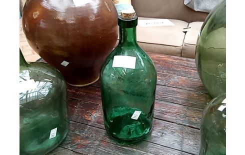 BOUTEILLE verre vert