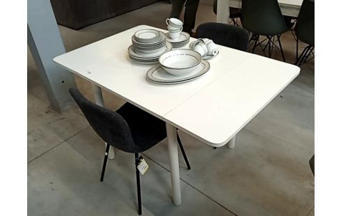 TABLE blanche 2 rabats