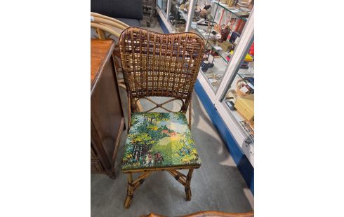 CHAISE VANNERIE VINTAGE