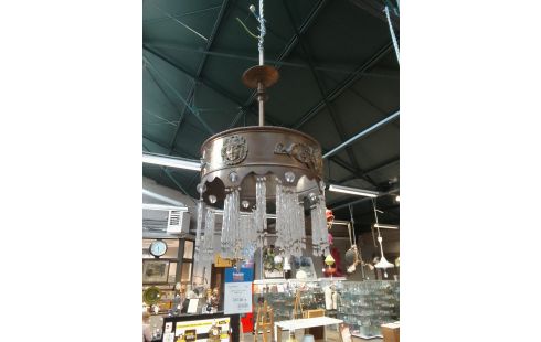 LUSTRE LAITON 1900 PAMPILLES