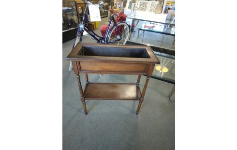 MEUBLE JARDINIÈRE BOIS EXOTIQUE