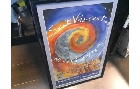 CADRE SOUS VERRE ST VINCENT