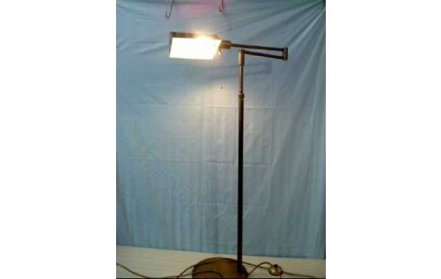 STEHLAMPE VINTAGE MESSING VERST.BAR 1-L