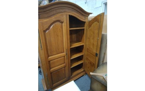 ARMOIRE CHENE MASSIF 2 PORTES