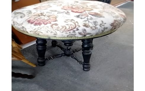 TABOURET PIANO ROND ANCIEN