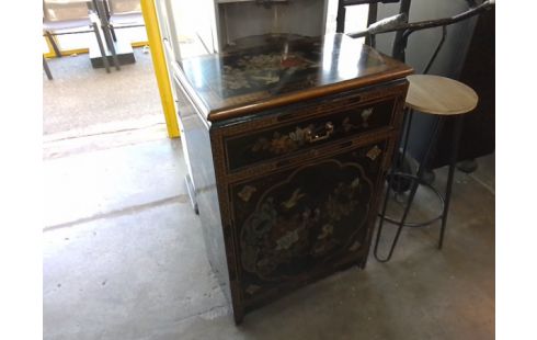 MEUBLE D'APPOINT TYPE ASIATIQUE 2 POUCES 1 TIROIR