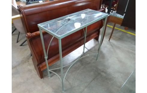 CONSOLE METAL VERRE