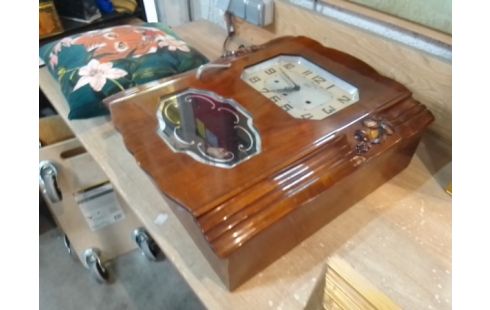 HORLOGE MURALE ANCIENNE BOIS