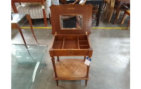 DESSERTE BOIS MIROIR